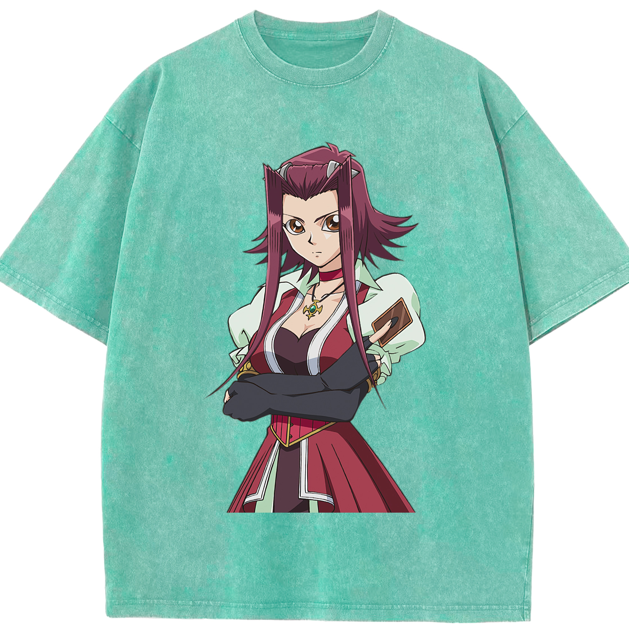 （画像用） 遊☆戯☆王 Yu-Gi-Oh! 綿100% ヴィンテージ風 半袖Tシャツ（フロントプリント）